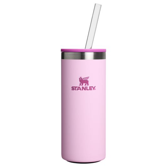 Stanley Everyday Slim Can Cooler Cup 10OZ In Cherry Blossom Pink