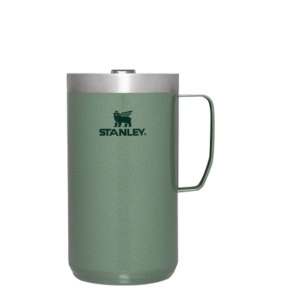The Stanley Stay-Hot Camp Mug 24 OZ In Hammertone Green