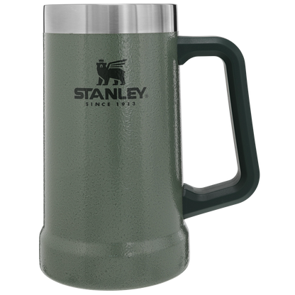 Stanley Heavy Duty Big Grip 24 oz Beer Stein in Hammertone Green