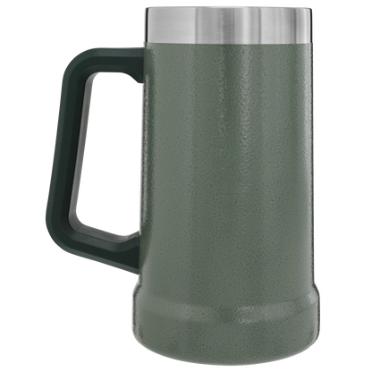 Stanley Heavy Duty Big Grip 24 oz Beer Stein in Hammertone Green