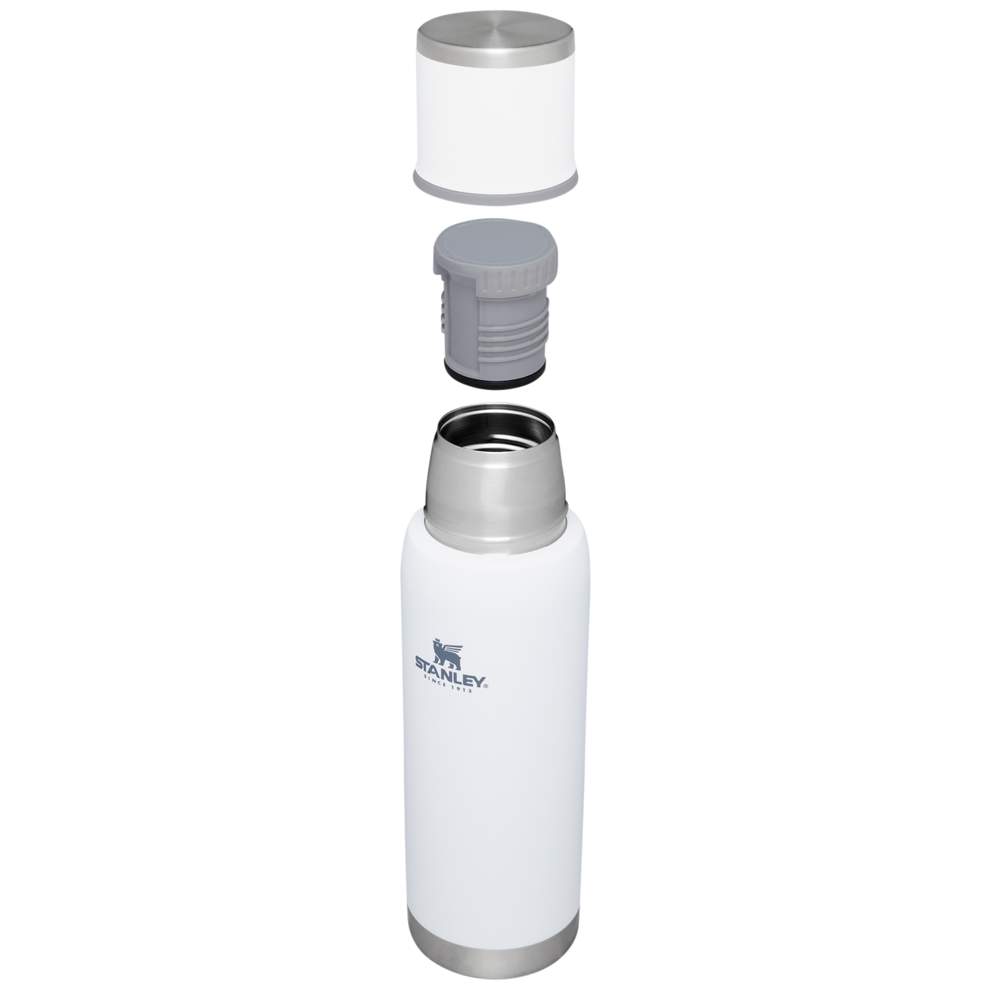 Stanley 1.1 QT Adventure To Go Bottle with Insulated lid in Polar White