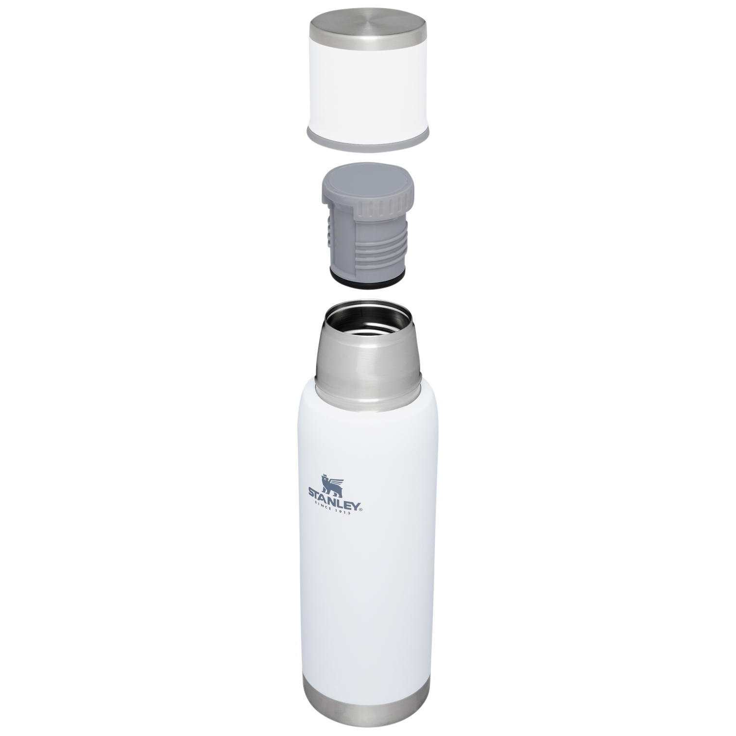 Stanley 1.1 QT Adventure To Go Bottle with Insulated lid in Polar White