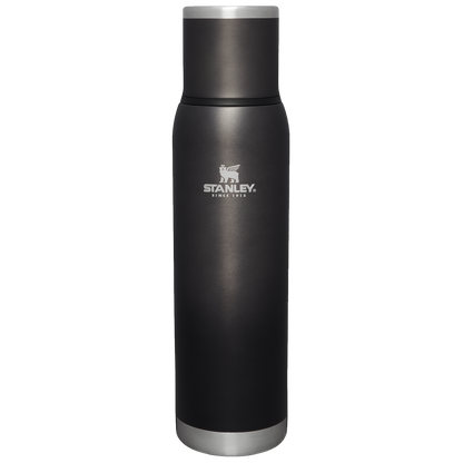 Stanley 1.1 QT Adventure To Go Bottle with Insulated lid in Charcoal Black