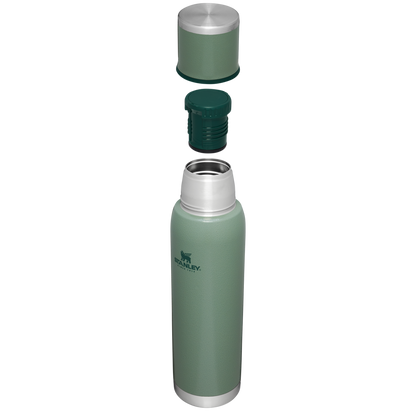 Stanley 1.1 QT Adventure To Go Bottle with Insulated lid in Hammertone Green