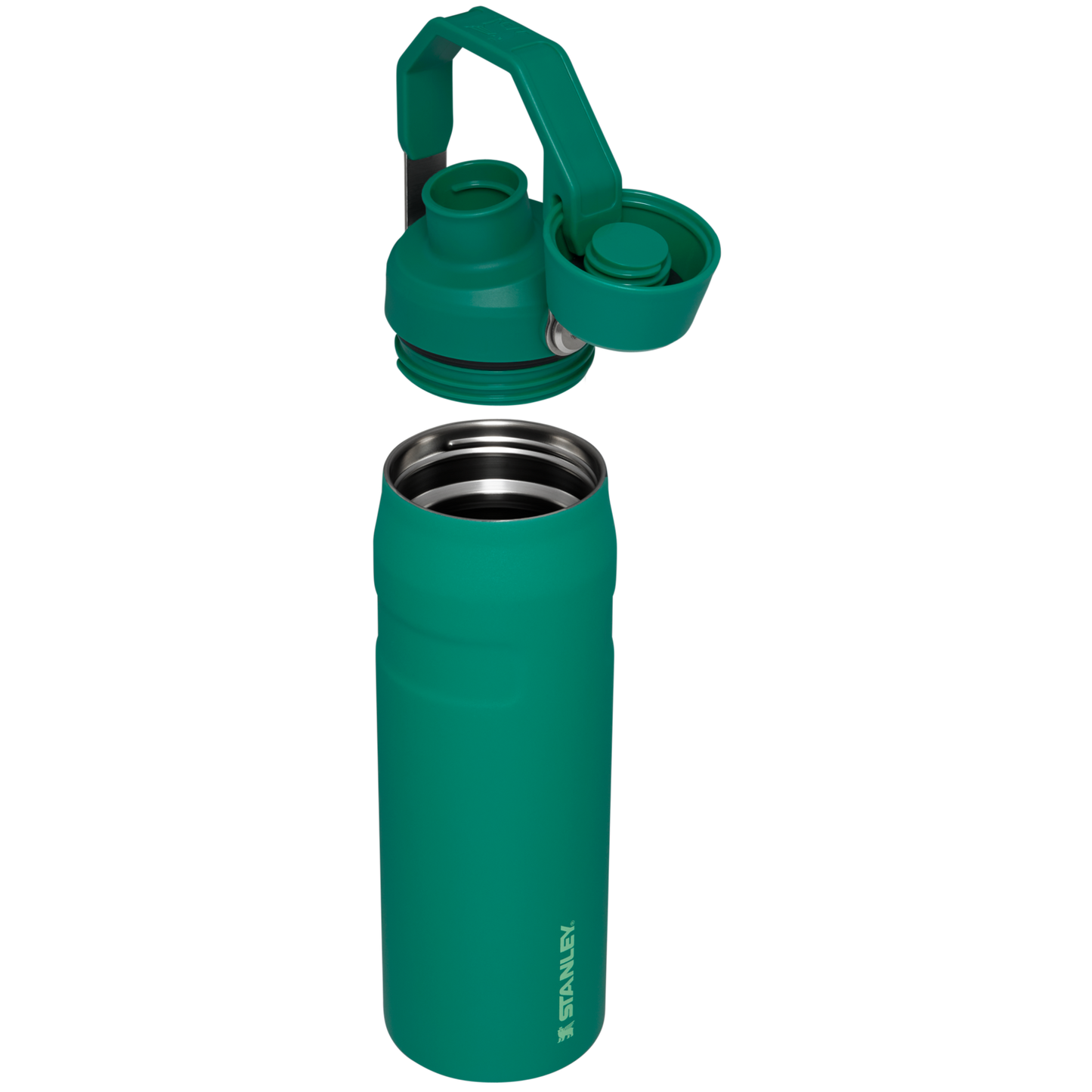 Stanley IceFlow Water Bottle with Fast Flow Lid 24 OZ In Alpine Green