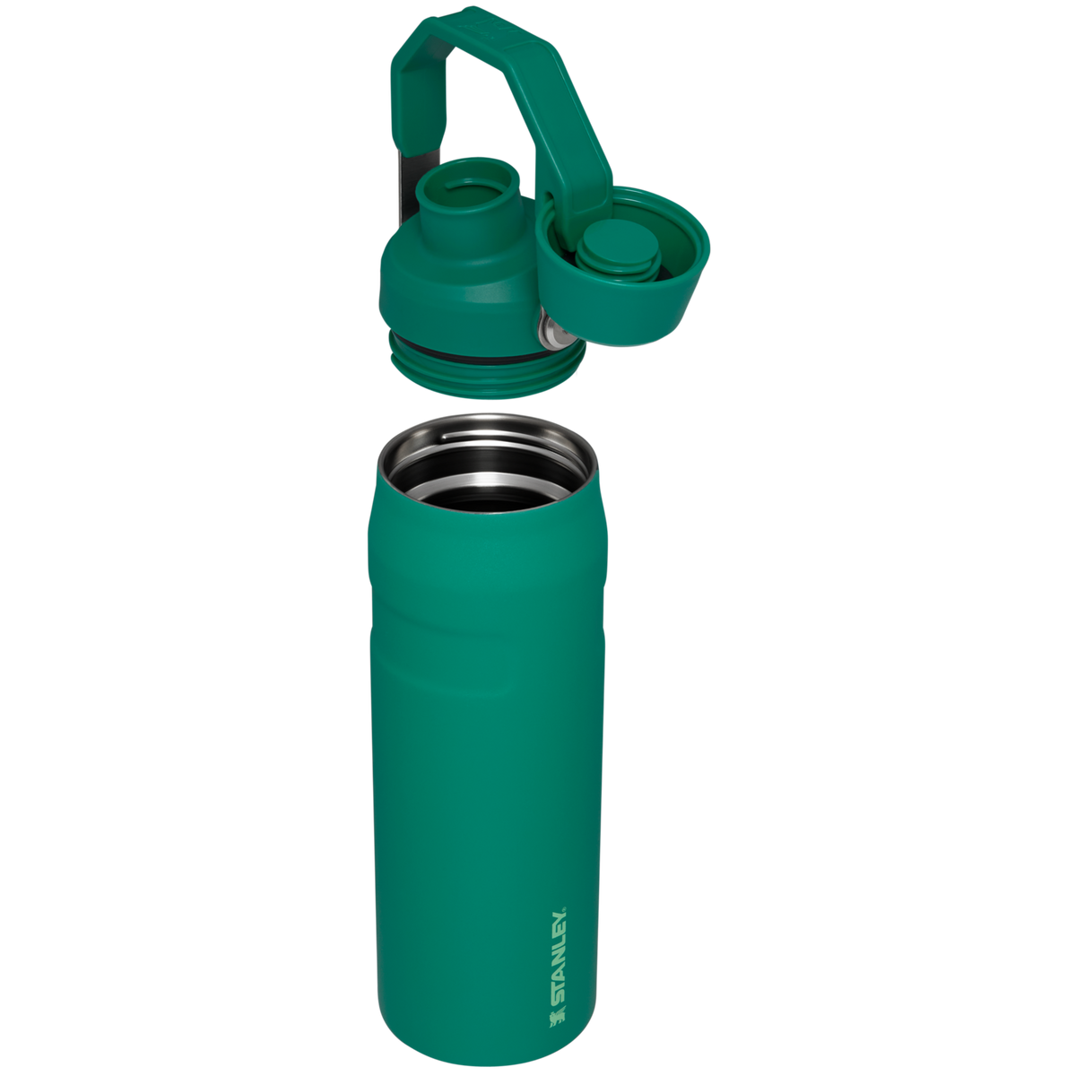 Stanley IceFlow Water Bottle with Fast Flow Lid 24 OZ In Alpine Green