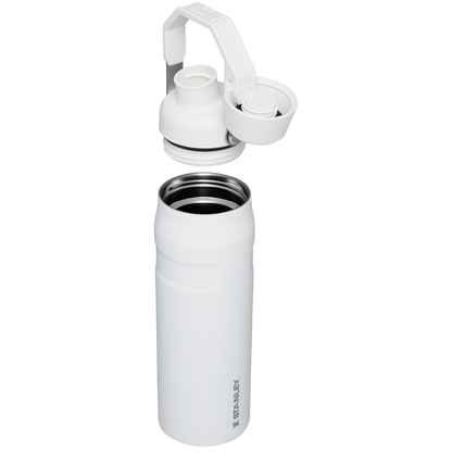 Stanley IceFlow Water Bottle with Fast Flow Lid 24 OZ In Polar White