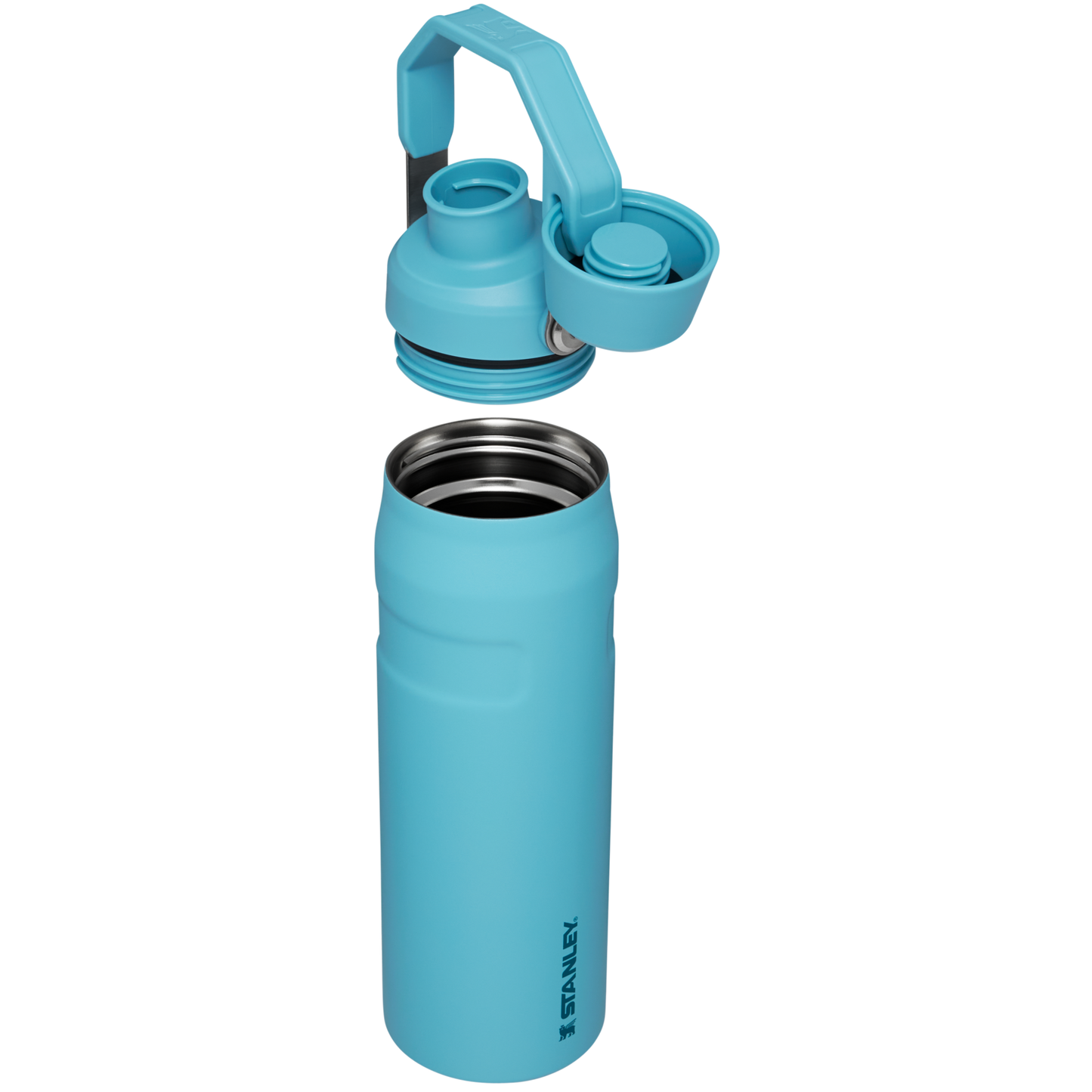 Stanley IceFlow Water Bottle with Fast Flow Lid 24 OZ In Pool Blue