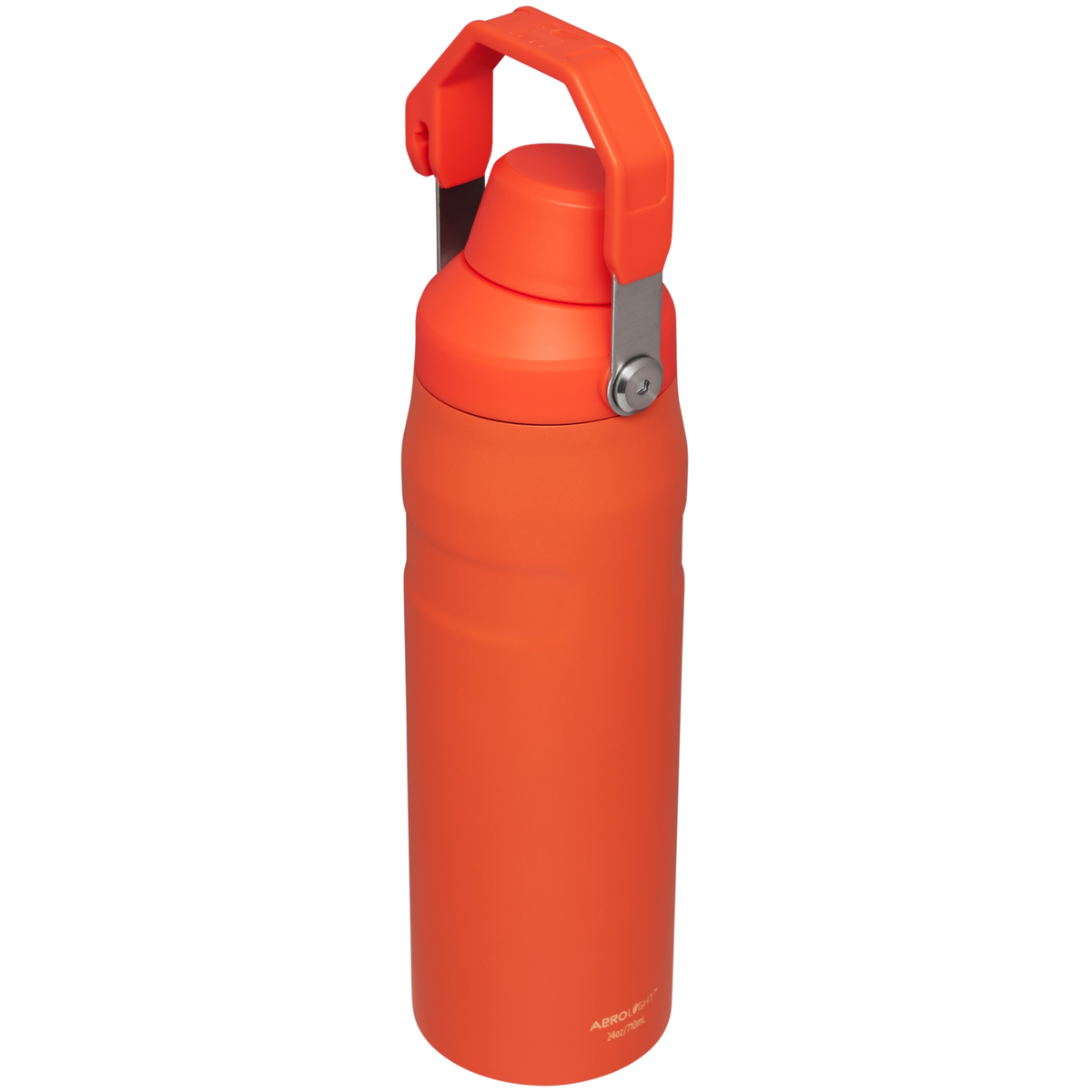 Stanley IceFlow Water Bottle with Fast Flow Lid 24 OZ In Tigerlily Orange
