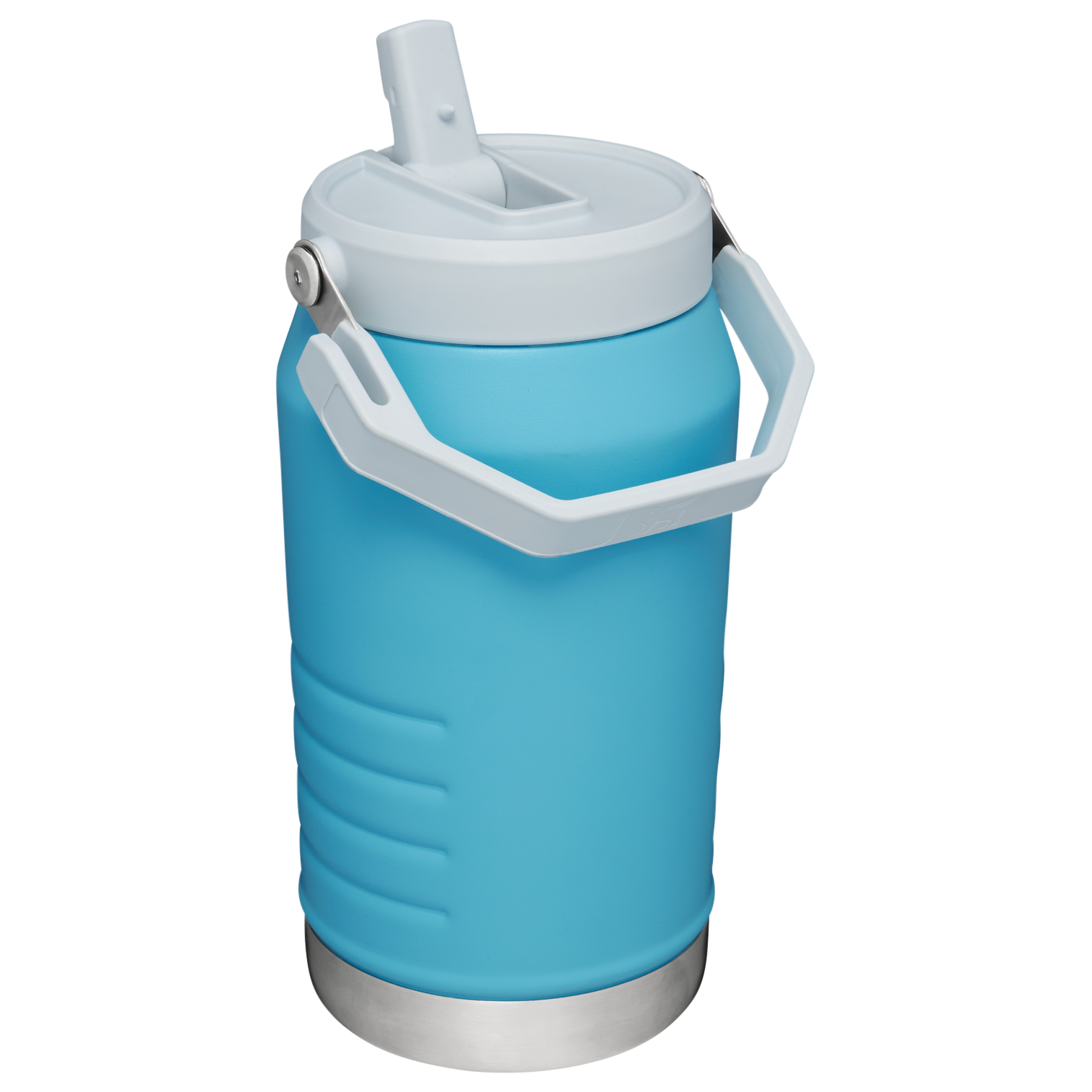 Stanley IceFlow 64 oz Stainless Steel Tumbler in Pool Blue with flip straw lid