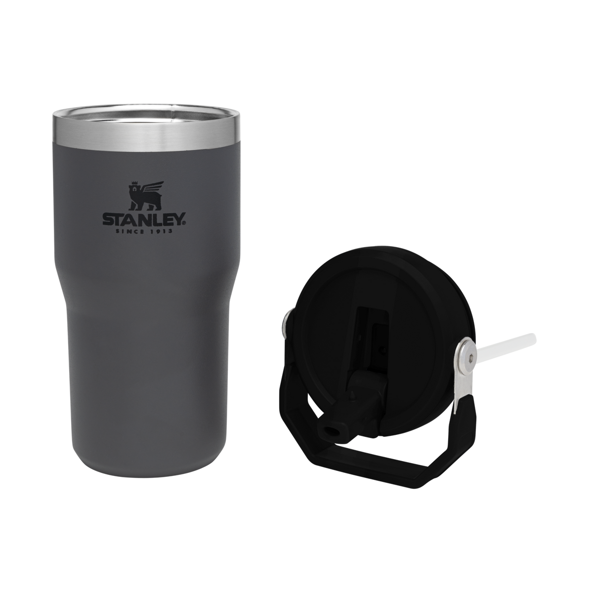 Stanley The IceFlow FlipStraw Tumbler Water Bottle 20 OZ In Stone