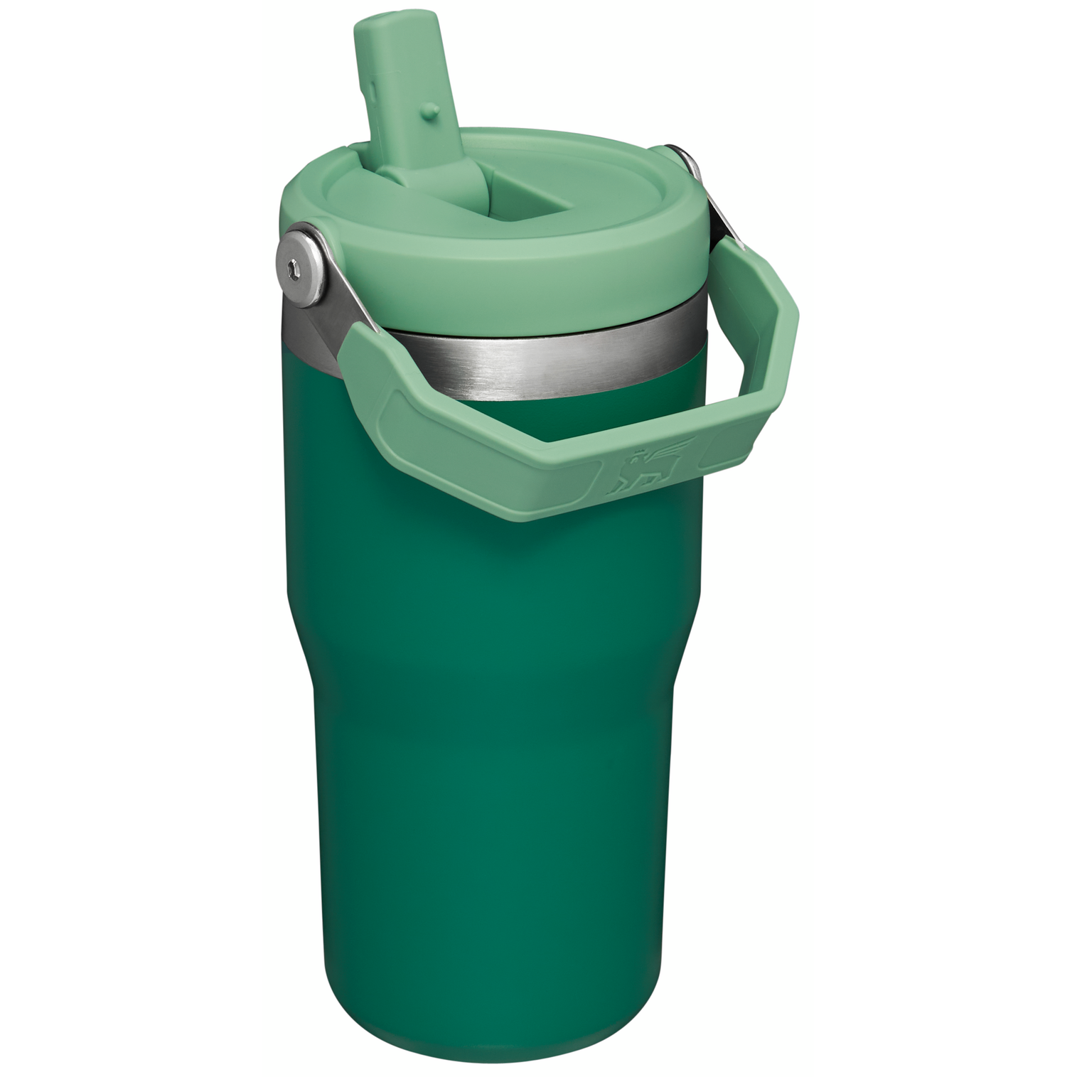 Stanley The IceFlow FlipStraw Tumbler Water Bottle 20 OZ In Jade