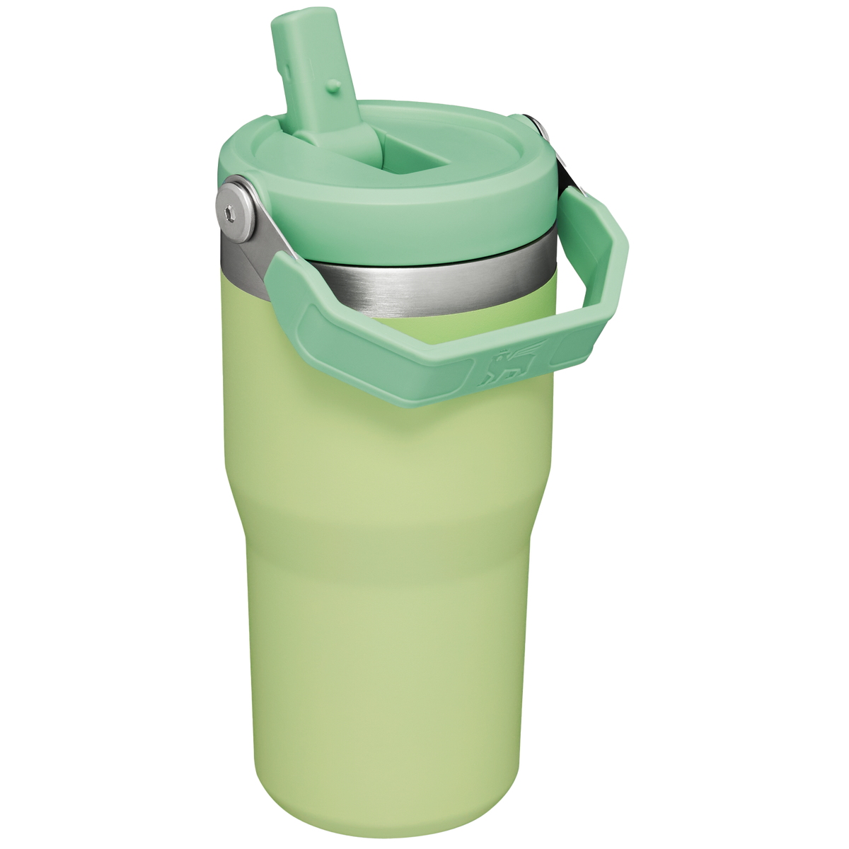 Stanley The IceFlow FlipStraw Tumbler Water Bottle 20 OZ In Citron