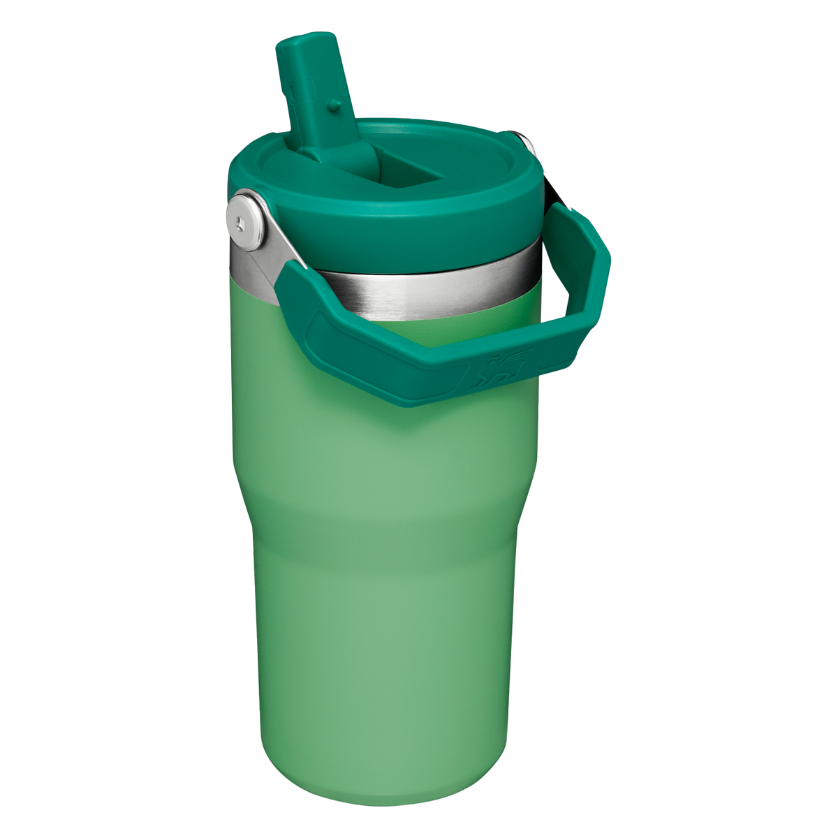 Stanley The IceFlow FlipStraw Tumbler Water Bottle 20 OZ In Jade