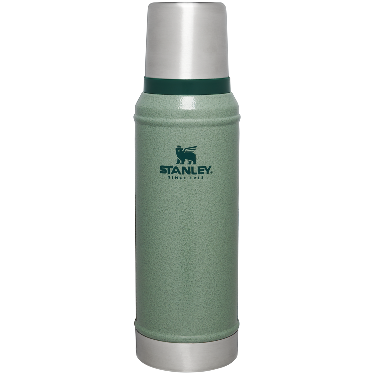 Leakproof Stainless Steal Classic Legendary Bottle in Hammertone Green