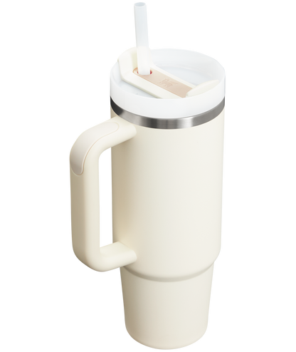 Stanley Quencher H2.O FlowState Tumbler Cup 30 OZ In Cream White