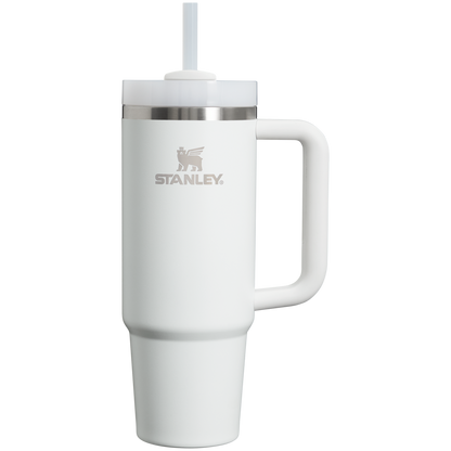 Stanley Quencher H2.O FlowState Tumbler Cup 30 OZ In Frost White