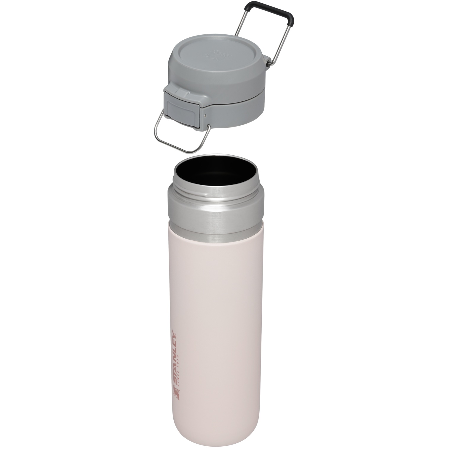Stanley 24 oz Click Flip Leakproof Bottle in Rose Quartz