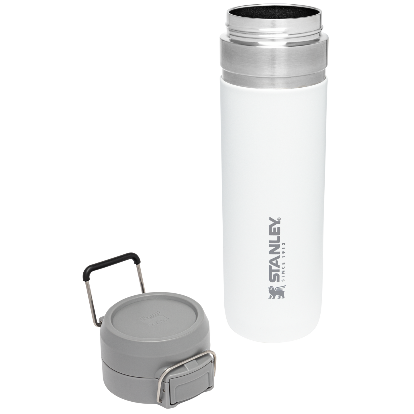 Stanley 24 oz Click Flip Leakproof Bottle in Polar White