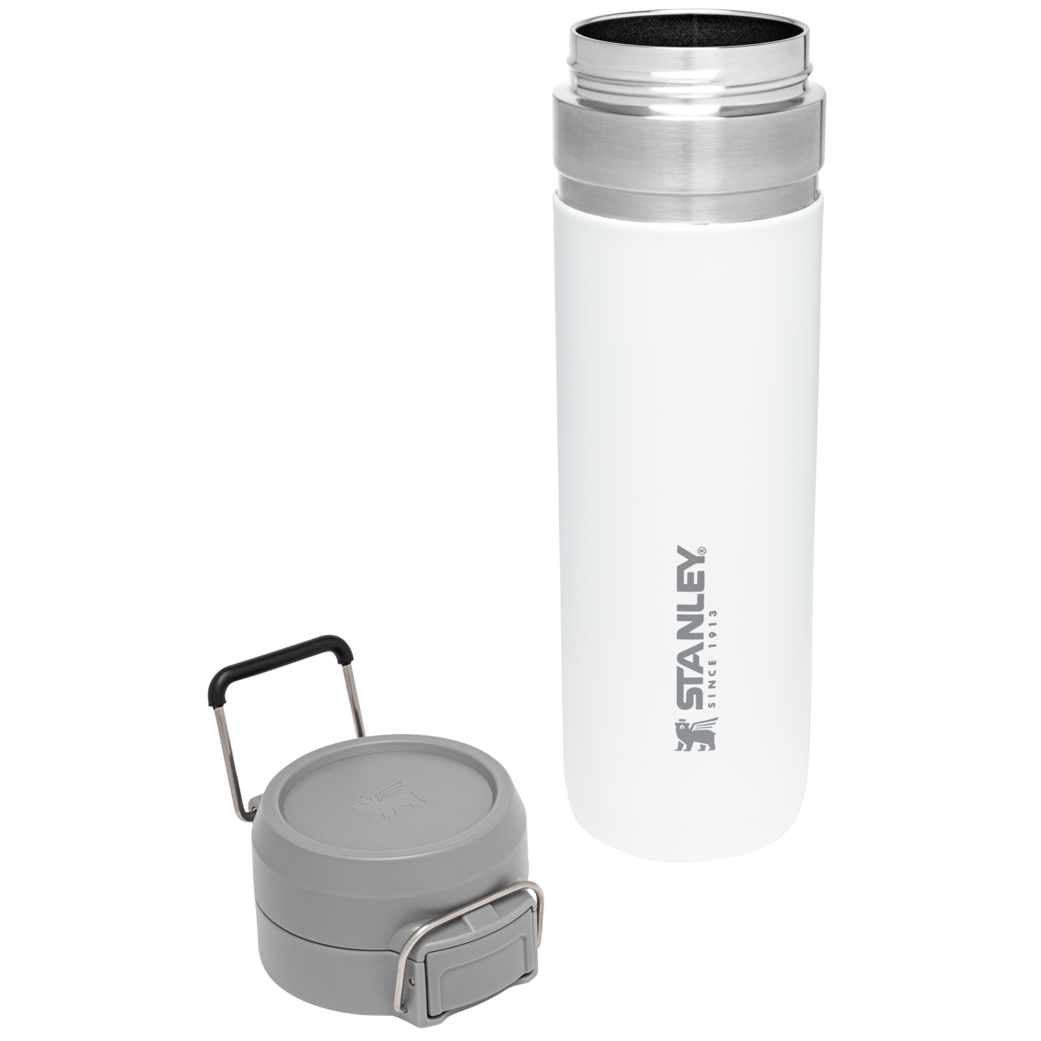 Stanley 24 oz Click Flip Leakproof Bottle in Polar White
