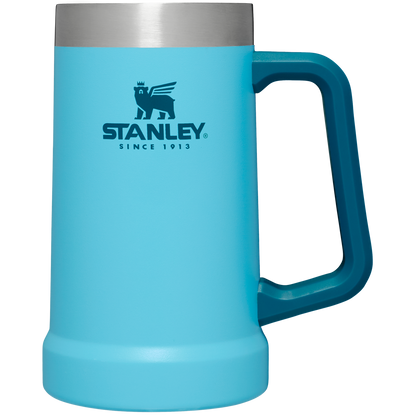 Stanley Heavy Duty Big Grip 24 oz Beer Stein in Pool Front Blue