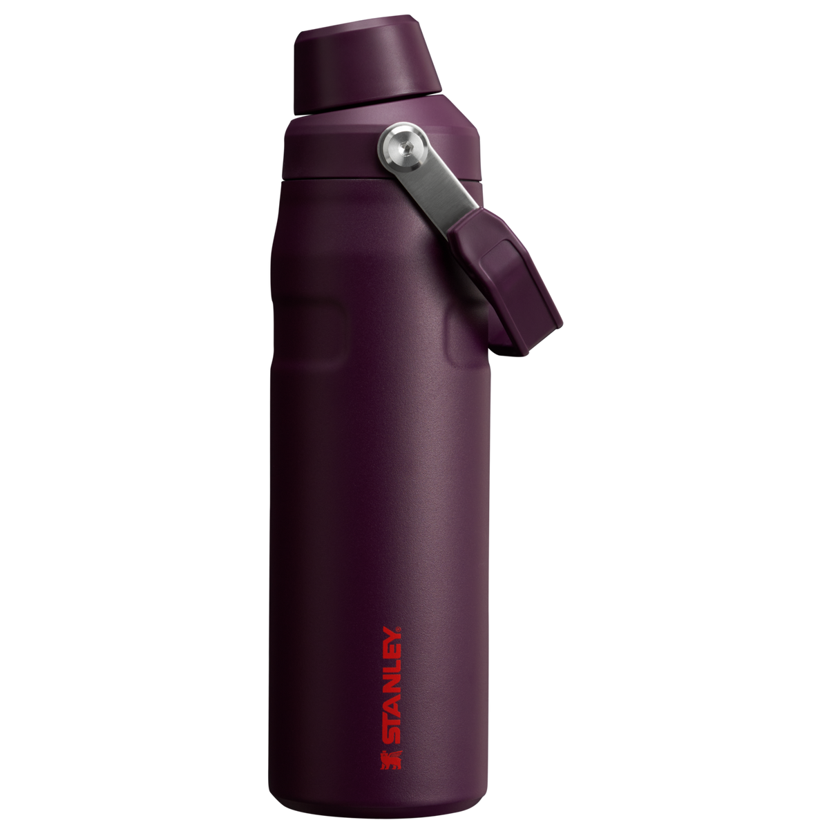 Stanley IceFlow Water Bottle with Fast Flow Lid 24 OZ In Plum Purple