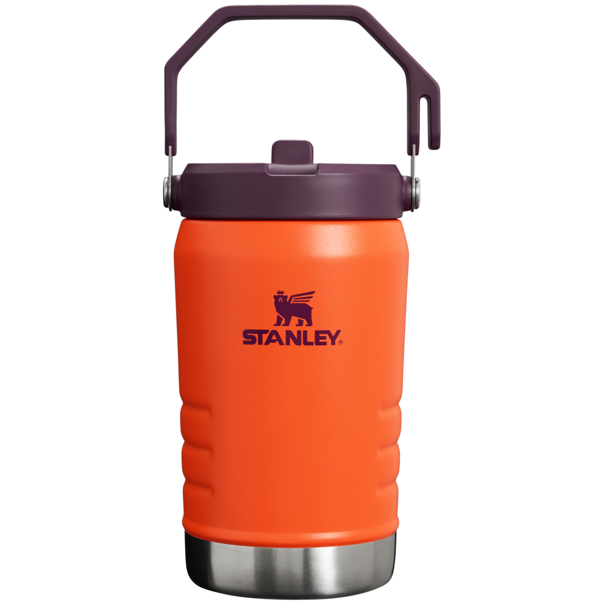 Stanley IceFlow 40 oz Stainless Steel Tumbler in Tigerlily Plum with Flip Straw Lid