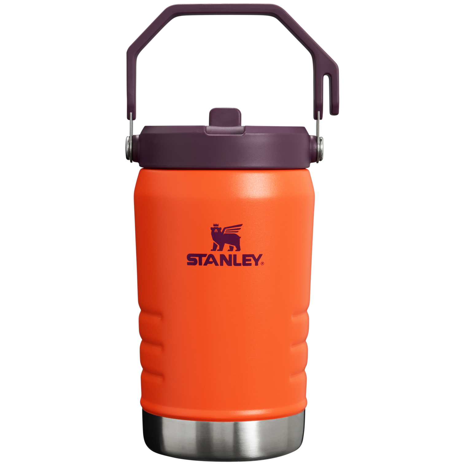 Stanley IceFlow 40 oz Stainless Steel Tumbler in Tigerlily Plum with Flip Straw Lid