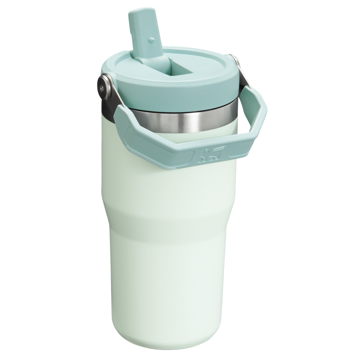 Stanley The IceFlow FlipStraw Tumbler Water Bottle 20 OZ In Mist Green