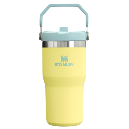 Stanley The IceFlow FlipStraw Tumbler Water Bottle 20OZ In Pomelo Yellow