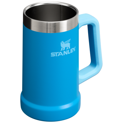 Stanley Heavy Duty Big Grip 24 oz Beer Stein in Azure Blue