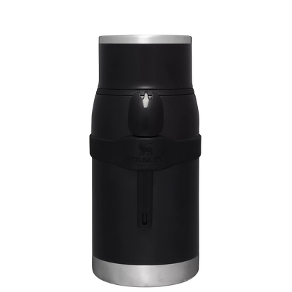 Stanley 36 oz To-Go Food Jar with Spork in Charcoal Glow