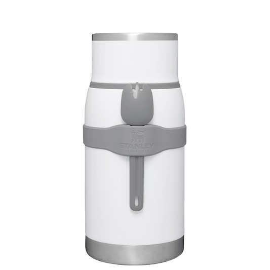 Stanley 36 oz To-Go Food Jar with Spork in Polar White