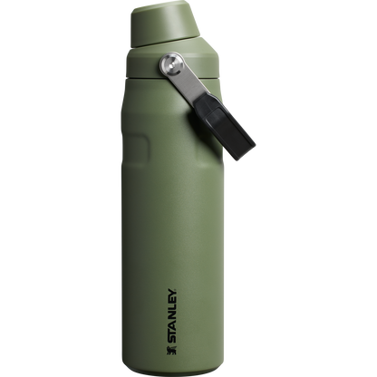 Stanley IceFlow Water Bottle with Fast Flow Lid 24 OZ In Dried Pine Green