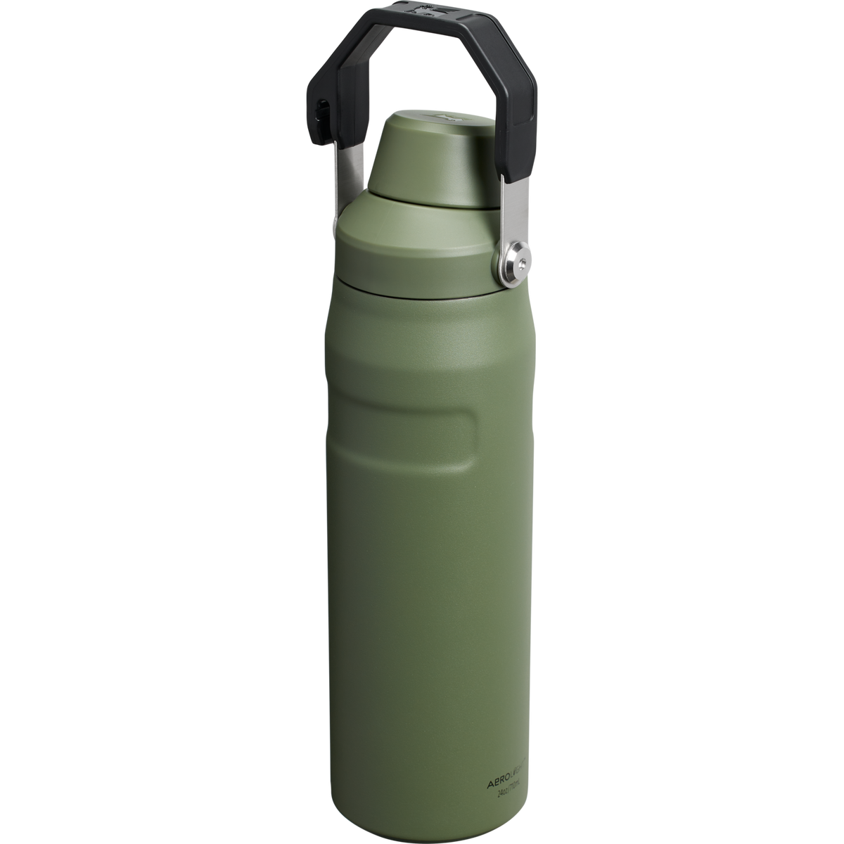 Stanley IceFlow Water Bottle with Fast Flow Lid 24 OZ In Dried Pine Green