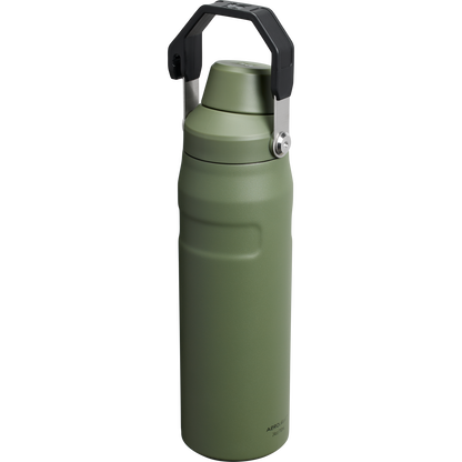 Stanley IceFlow Water Bottle with Fast Flow Lid 24 OZ In Dried Pine Green