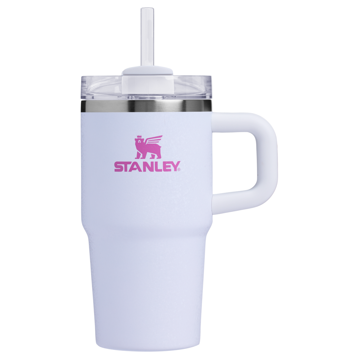 The Stanley Quencher H2.O FlowState Tumbler with Handle 20 OZ Cup in Crystal Crush
