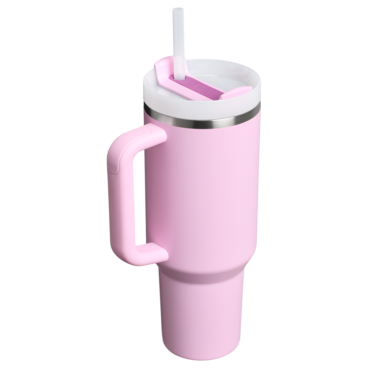Stanley Quencher H2.O FlowState Tumbler Cup 40 OZ In Cherry Blossom Pink