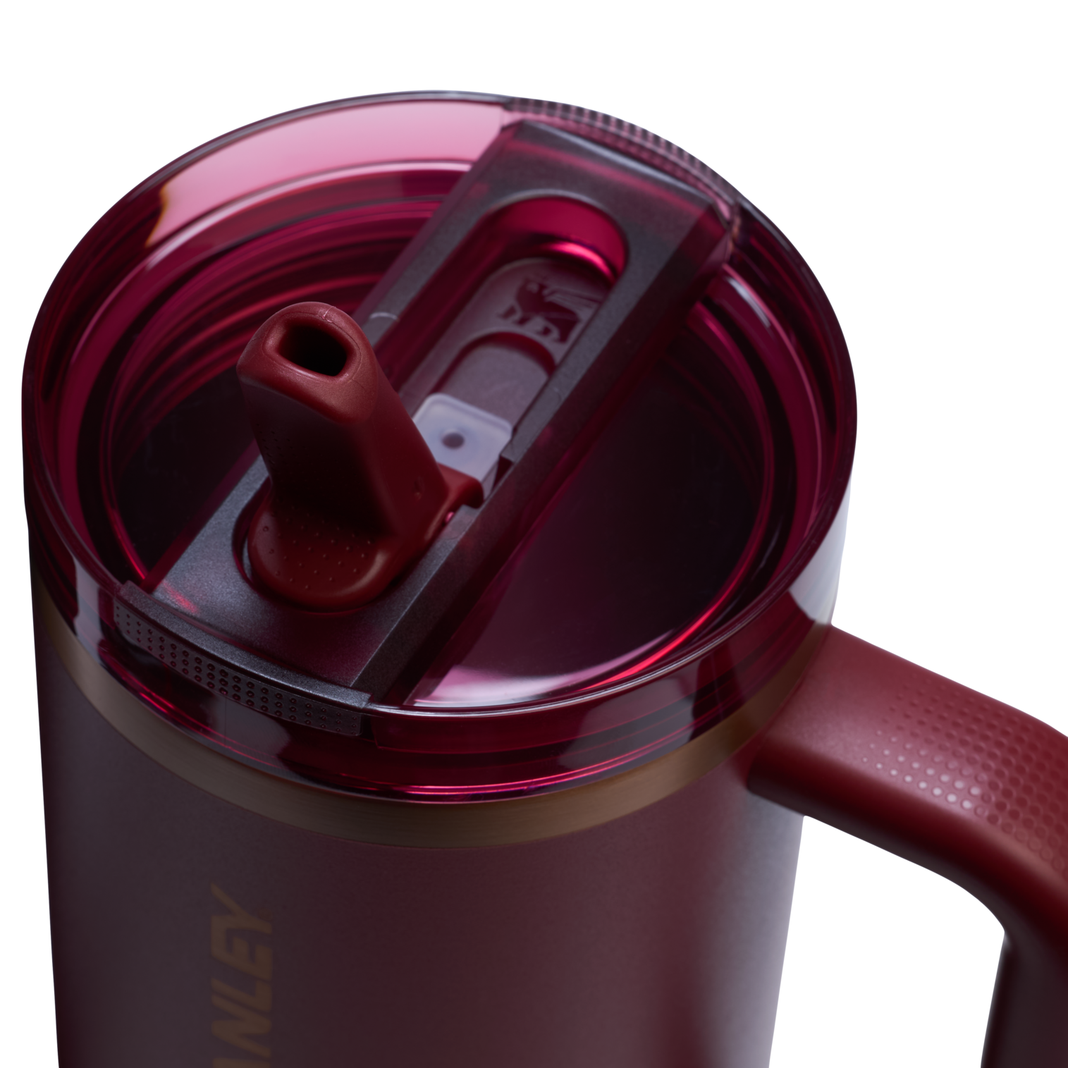 The Stanley Quencher ProTour Flip Straw Insluated Tumbler 40 Oz in Gilded Pomegranate