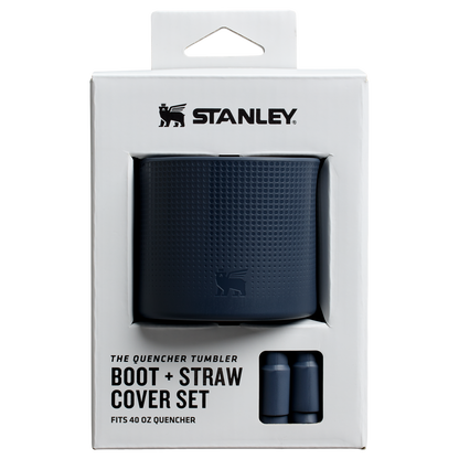 Stanley 40 ounce Quencher Tumbler Boot & Straw Cover Set In Twilight