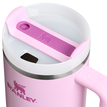 Stanley Quencher H2.O FlowState Tumbler Cup 40 OZ In Cherry Blossom Pink