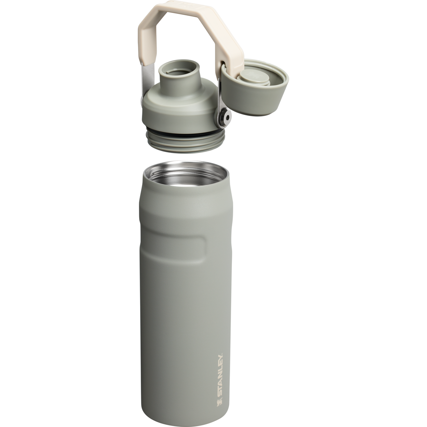 Stanley IceFlow Water Bottle with Fast Flow Lid 24 OZ In Ash Grey