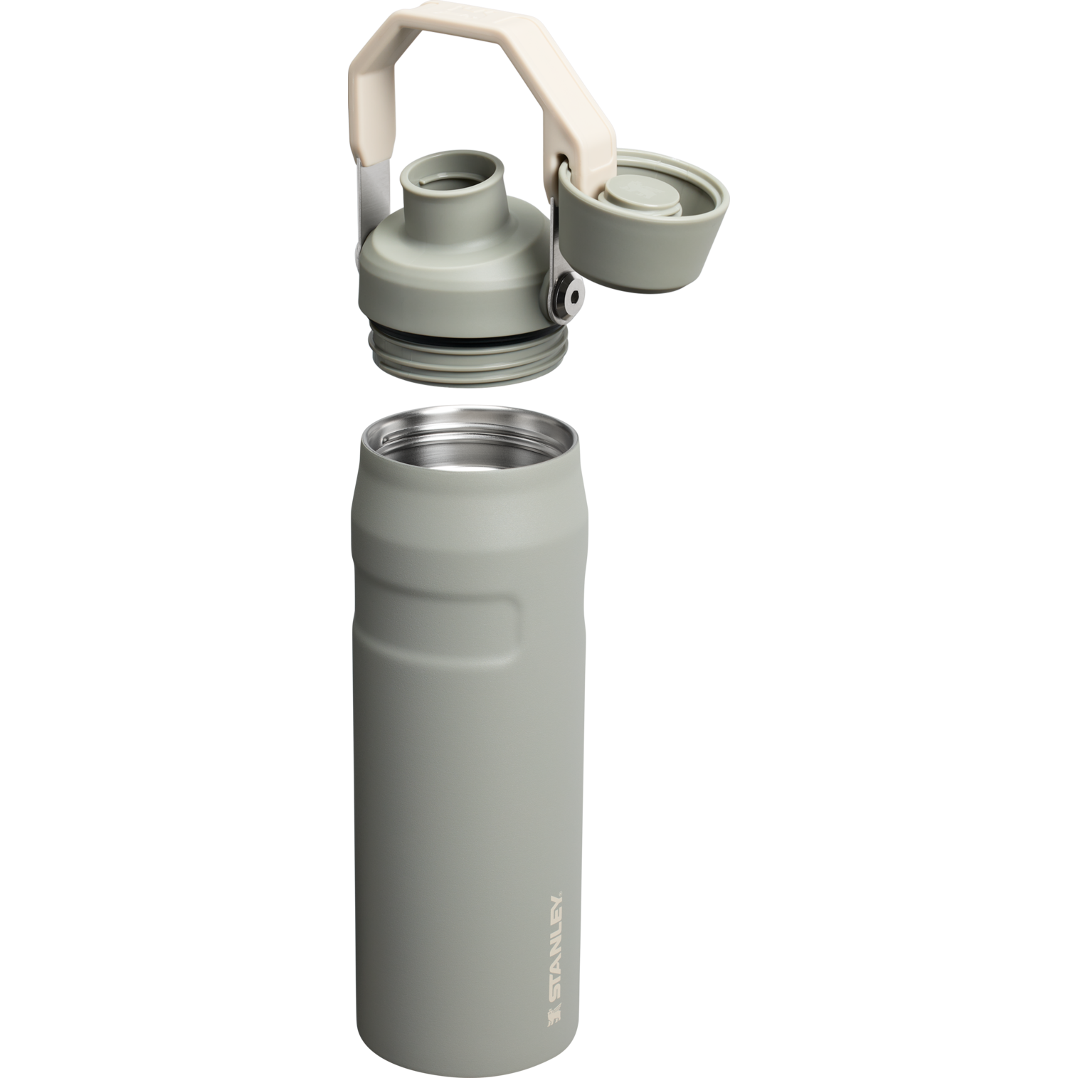 Stanley IceFlow Water Bottle with Fast Flow Lid 24 OZ In Ash Grey