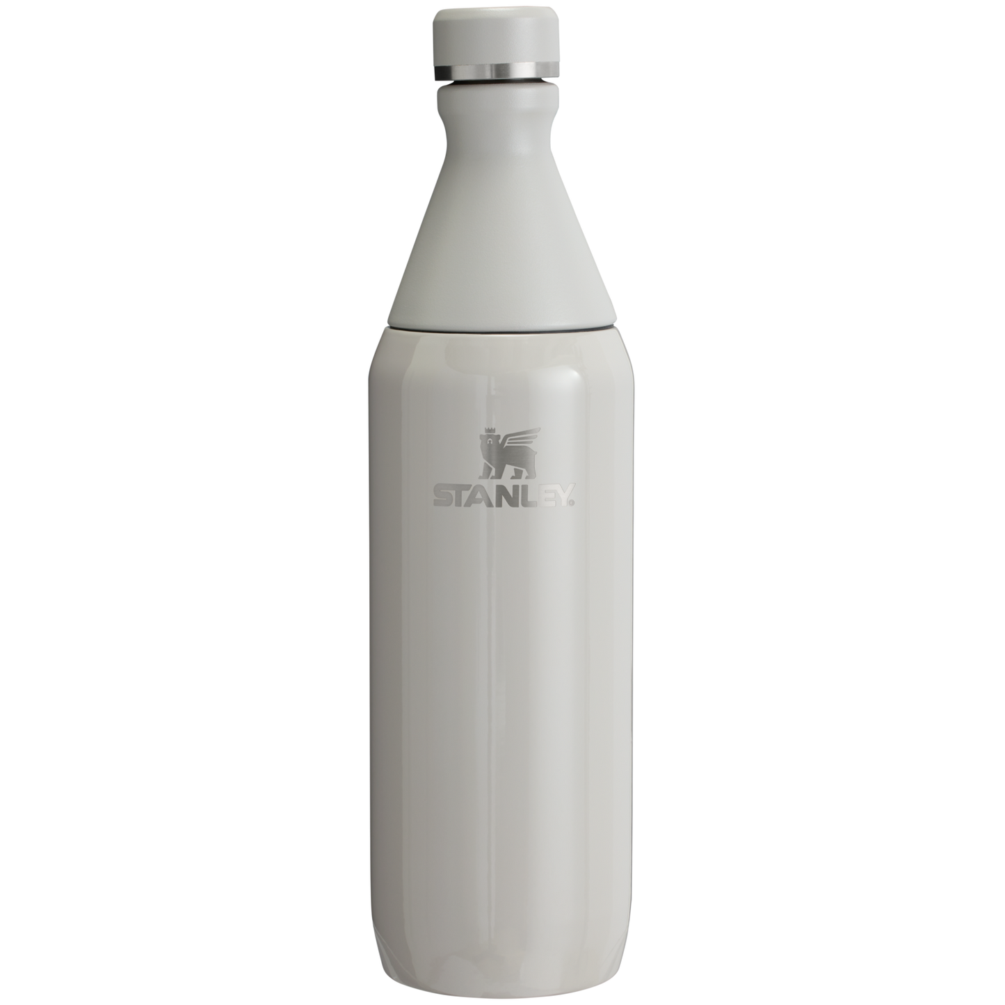 Stanley Leak Proof 20 OZ All Day Slim Bottle with removable collar in Ash Gloss