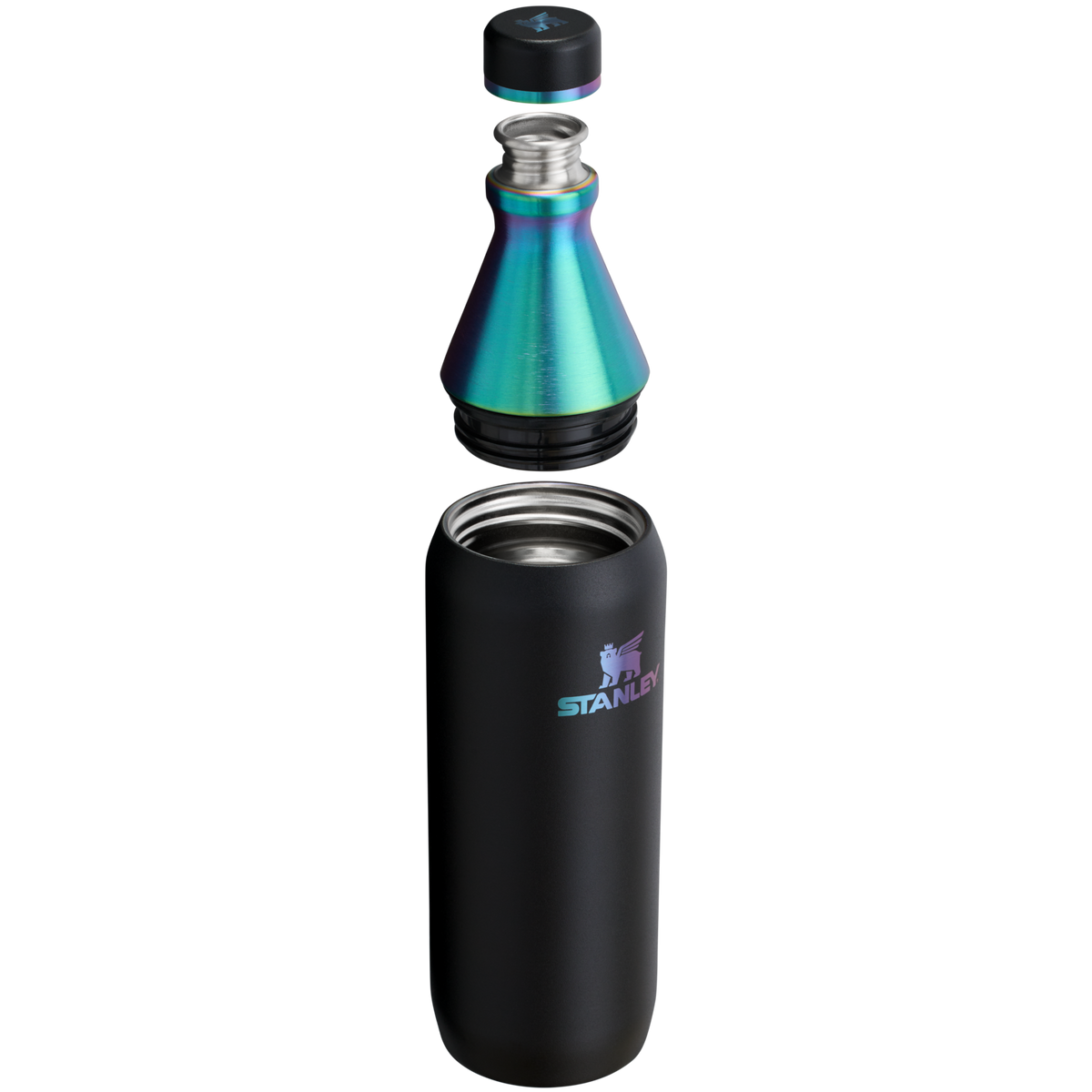 Stanley All Day Slim Water Bottle 20OZ In Black Chroma