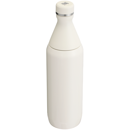 Stanley Leak Proof 20 OZ All Day Slim Bottle with removable collar in Cream Gloss