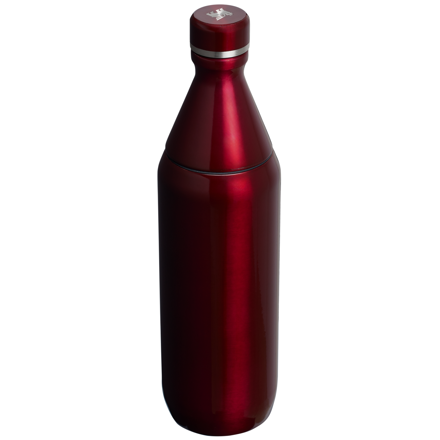 Stanley All Day Slim Water Bottle 20 OZ In Garnet Red Shine Gloss