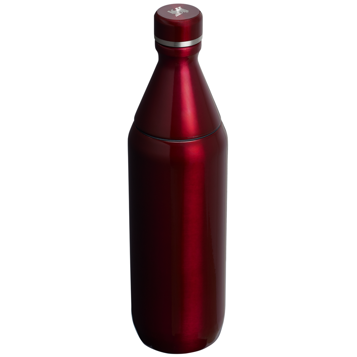 Stanley All Day Slim Water Bottle 20 OZ In Garnet Red Shine Gloss