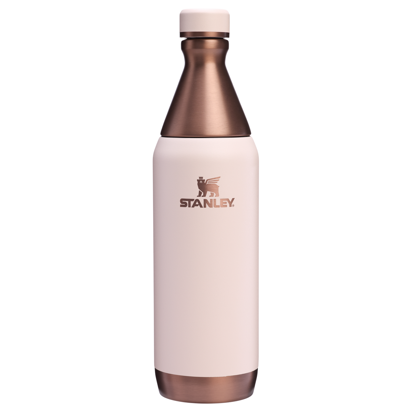 Stanley All Day Slim Water Bottle 20 OZ In Gilded Sugar Pink