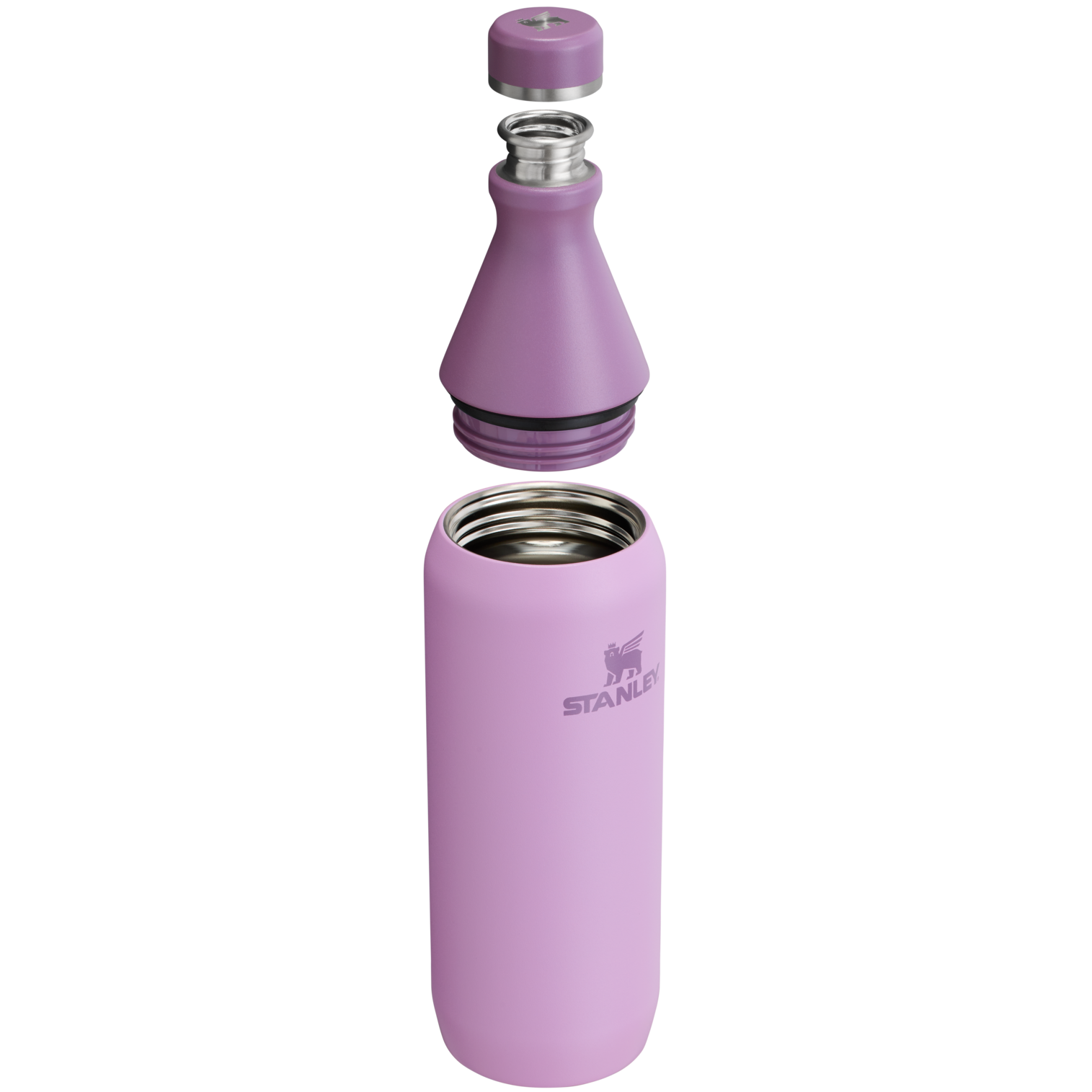 Stanley Leak Proof 20 OZ All Day Slim Bottle with removable collar in Lilac